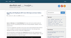 Desktop Screenshot of devfish.net
