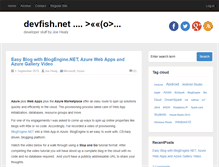 Tablet Screenshot of devfish.net